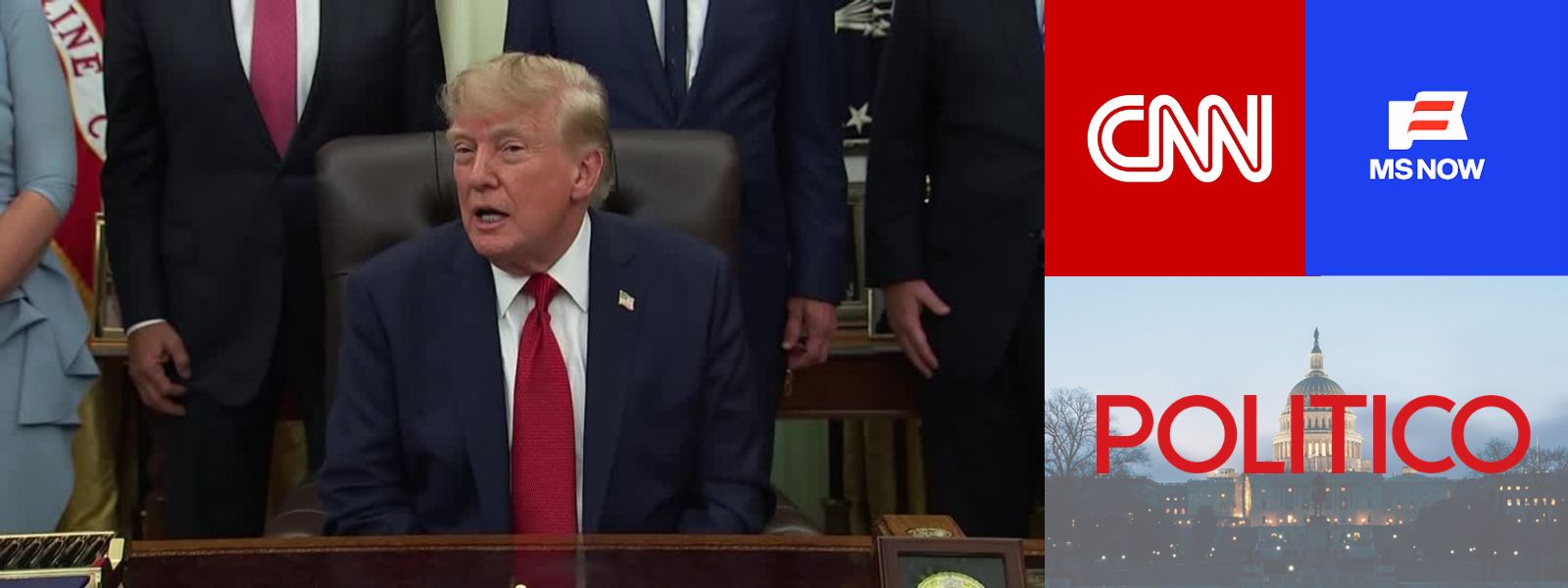 Trump Bans Several Media Outlets from White House
